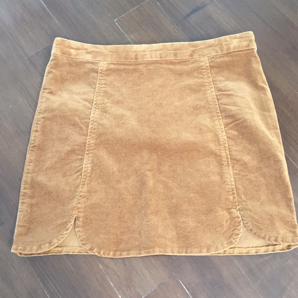 Brandy Melville Gold Skirt